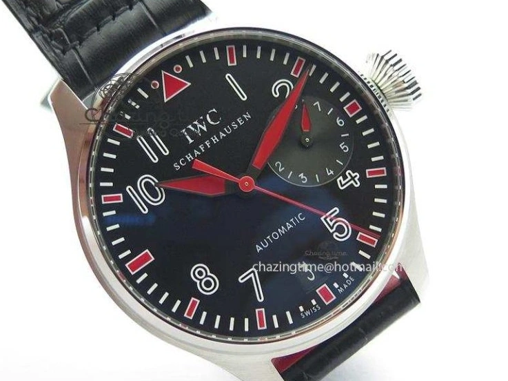 MIROTIME 0220 RelaxedFit Big Pilot Real PR IW500435 “Muhammad Ali” ZF Best Edition On Black Leather Strap A 7295